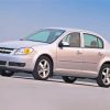 Grey Chevrolet cobalt Car Diamond With Numbers