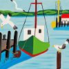 Maud Lewis Seagulls Diamond Dotz