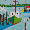 Maud Lewis Seagulls Diamond Dotz