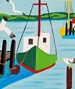 Maud Lewis Seagulls Diamond Dotz