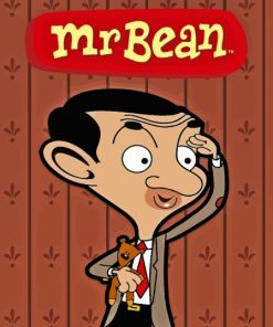 Mr bean animated serie poster Diamond Dotz