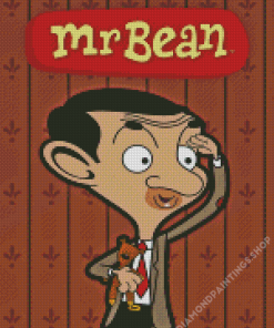 Mr bean animated serie poster Diamond Dotz