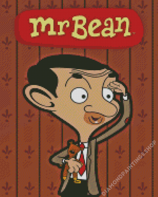 Mr bean animated serie poster Diamond Dotz