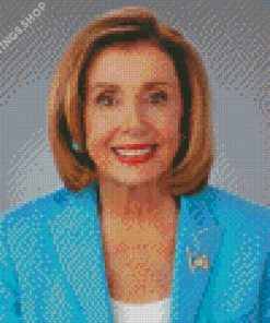 Nancy pelosi smiling Diamond Dotz