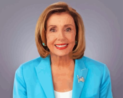 Nancy pelosi smiling Diamond Dotz