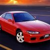 Nissan s15 red car Diamond By Numbers