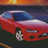 Nissan s15 red car Diamond By Numbers