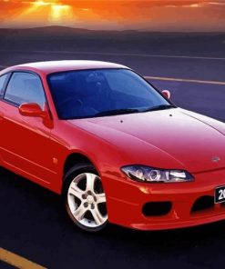 Nissan s15 red car Diamond By Numbers