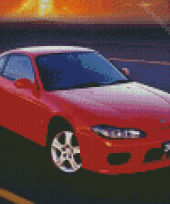 Nissan s15 red car Diamond By Numbers