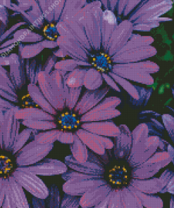 Purple plant flowers Diamond Paintings