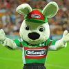 Rabbitohs NRL Rabbit Mascot Diamond By Numbers