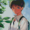 Shinji Ikari anime art Diamond By Numbers