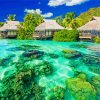 The Polynesian beach Huts Diamond Dotz