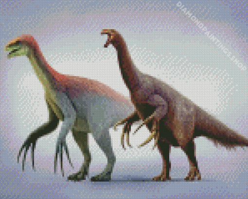 Therizinosaurus Dinosaurs Animals Diamond Paintings