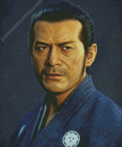 Toshiro Mifune art Diamond With Numbers