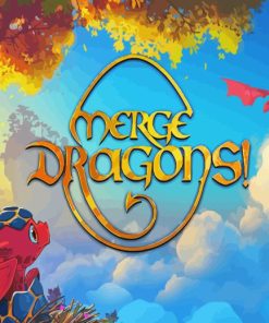 Video Game Merge dragons Diamond With Numbers