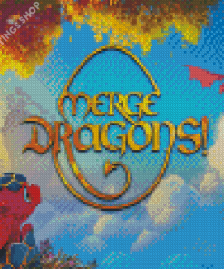 Video Game Merge dragons Diamond With Numbers