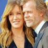 William h Macy with his wife Diamond Paintings