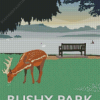 bushy park England Poster Diamond By Numbers