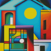 cubism houses Diamond Paintings