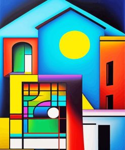 cubism houses Diamond Paintings