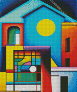 cubism houses Diamond Paintings