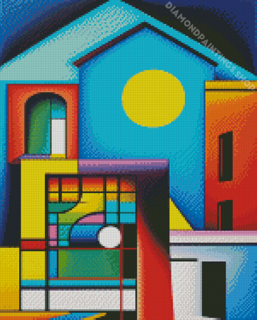 cubism houses Diamond Paintings