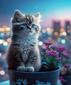 Cute Cat Diamond Painting