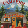 happy campers Diamond By Numbers