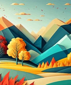 mountains landscape Diamond Paints