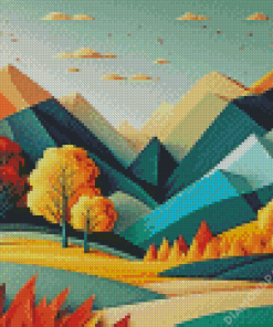 mountains landscape Diamond Paints