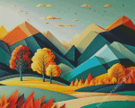 mountains landscape Diamond Paints