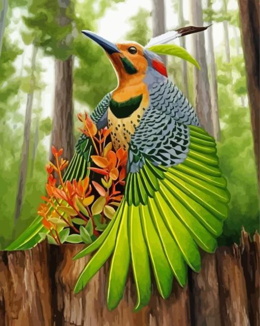 native bird Diamond Paints