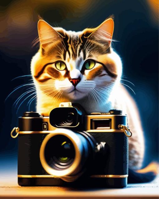 photograph cat Diamond By Numbers