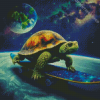 skater turtle Diamond By Numbers