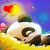 sleepy panda Diamond Paints