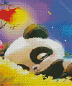 sleepy panda Diamond Paints