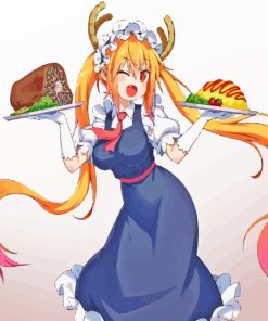 tohru Miss kobayashis dragon maid character Diamond Paintings