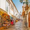 Albufeira Old Town Alleys Diamond Paints