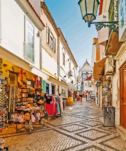 Albufeira Old Town Alleys Diamond Paints