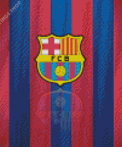 Barcelona logo Reflection Diamond Paints