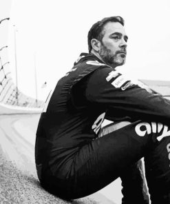 Black and White Jimmie Johnson Diamond Paints