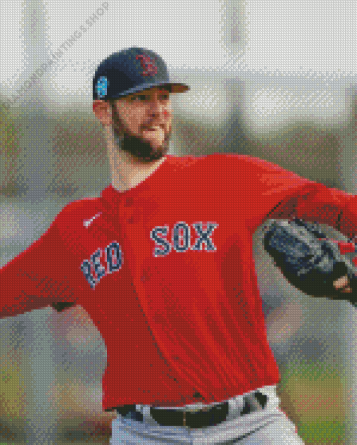 Boston red sox player Diamond By Numbers