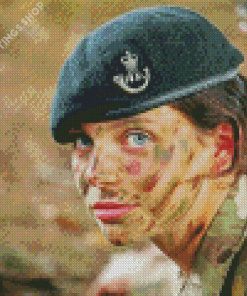 British Army cadet Girl Diamond Paints