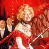 Carol Channing in Red Diamond With Numbers