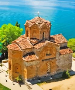 Church St John lake ohrid Diamond Paints