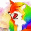 Colorful fox Art Diamond Paints