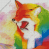 Colorful fox Art Diamond Paints