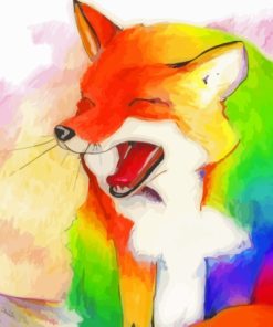 Colorful fox Art Diamond Paints