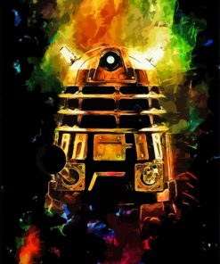 Dalek Abstract Art Diamond Dotz